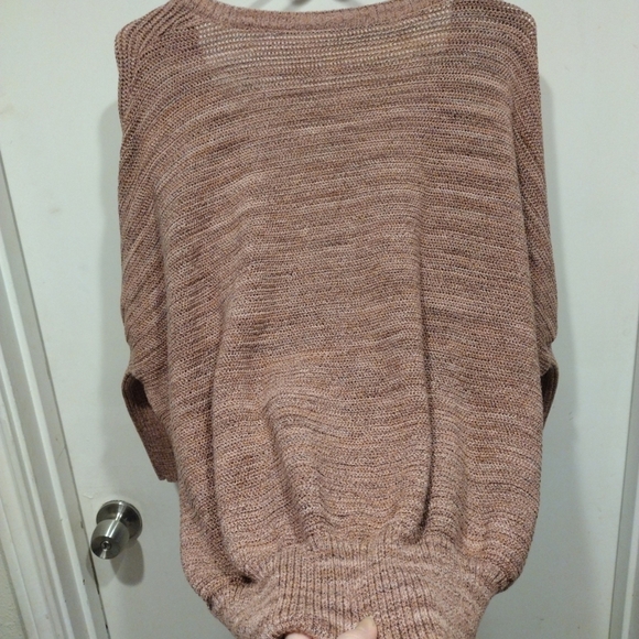 Prana Women's Cloud Blush Deep V Back Coronet Sweater S-Casual Travel Slouchy - Picture 7 of 7